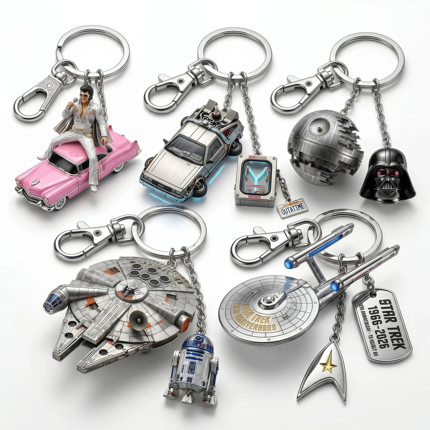 OrbitForce – Detailed 3D Star Trek Metal Keychain
