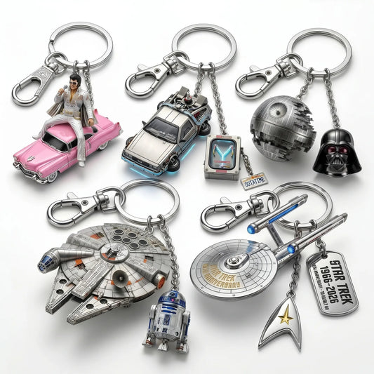 OrbitForce – Detailed 3D Star Trek Metal Keychain