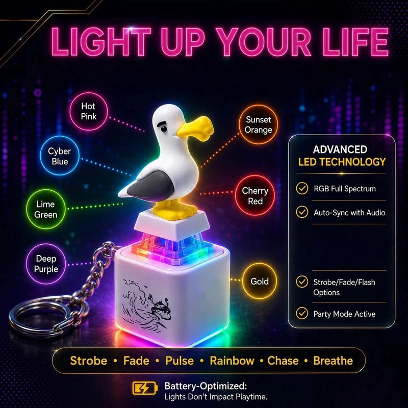 DuckBlitz – Funny Sound & Light Keychain