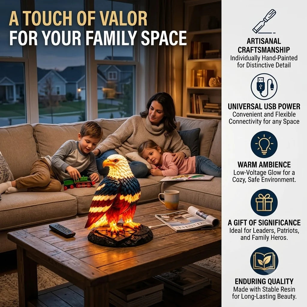 MajestiGlow – USB Powered Eagle Accent Lamp
