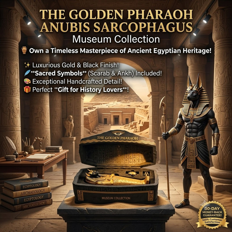 PharaohGuard – Golden Anubis Sarcophagus Collection