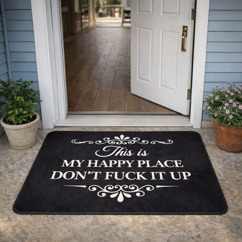 WelcomeWarn – Bold Funny Front Door Doormat