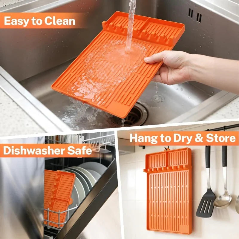 GrillNest – 3-in-1 BBQ Grill Mat Organizer