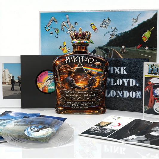 Pink Floyd – “Wish You Were Here”  50th Anniversary Collector’s Whiskey Bottle