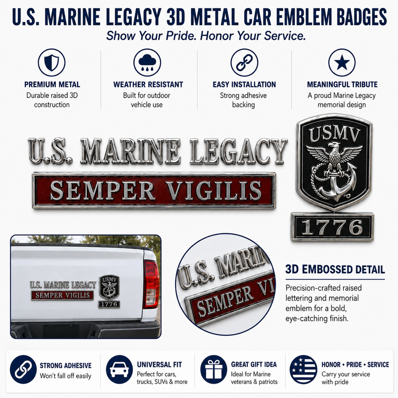 HonorDrive – U.S. Military Veteran Car Emblem