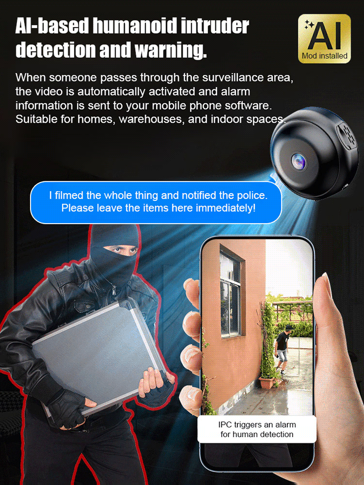【No WIFI or electricity required💯Tiny and installs in 1 second ⚠️Remote real-time viewing