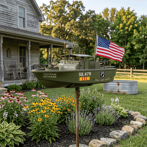 🏆Last Day Promo: 49% OFF 🎖️-Vietnam Veteran PBR Patrol Boat Garden Spinner- ✈️Buy 2 Free Shipping Today!