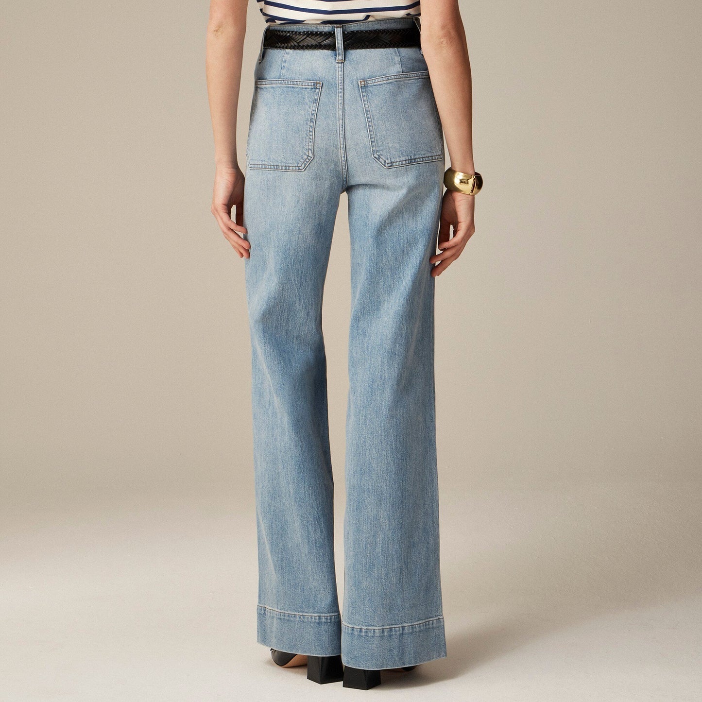 🔥Tummy Control Sailor Wide Leg Trouser