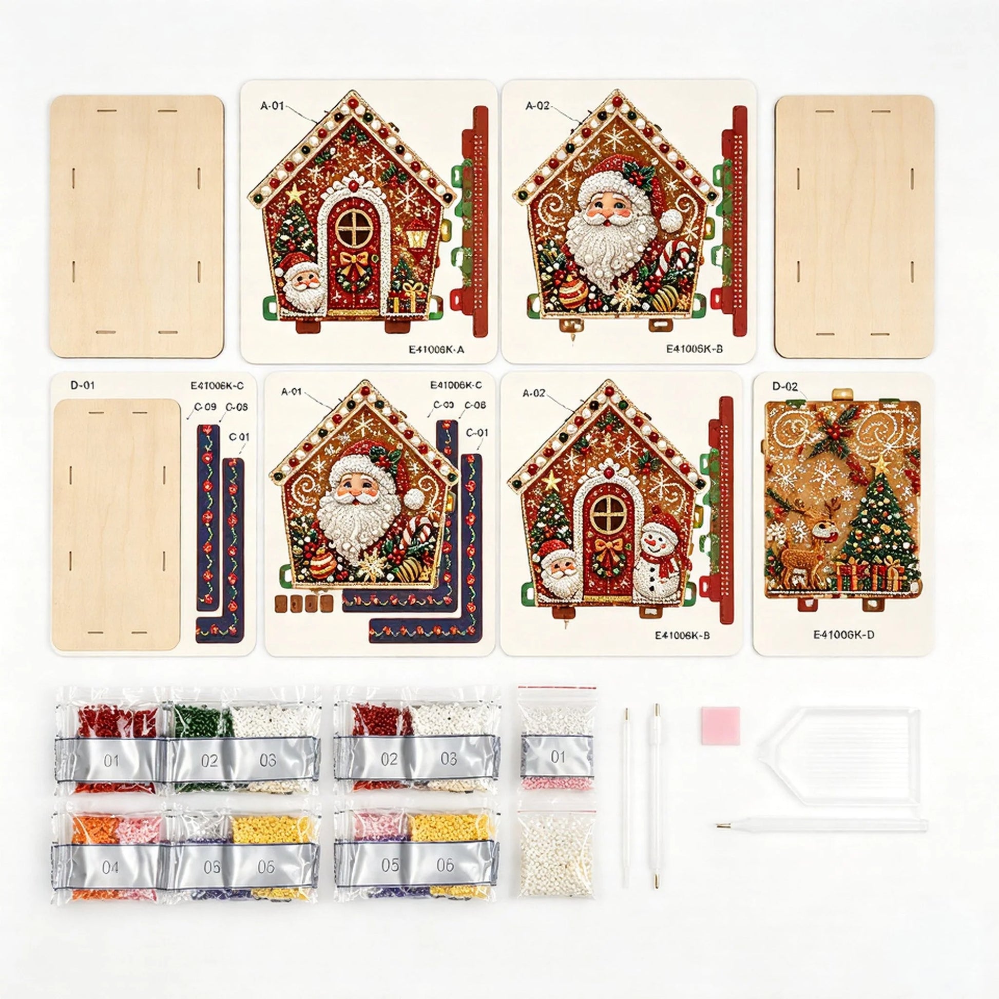 FestiveCraft – Sparkling Christmas DIY Art Kit