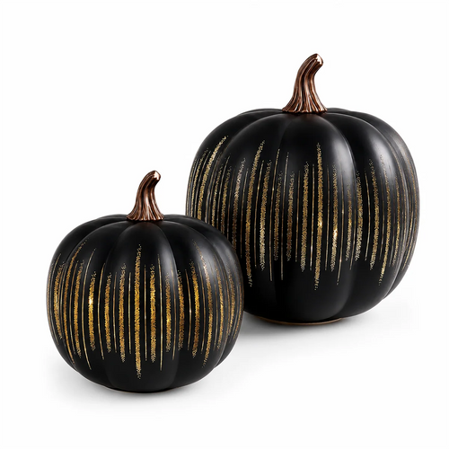 GlowHaven – Decorative Twinkling Glass Pumpkin Light
