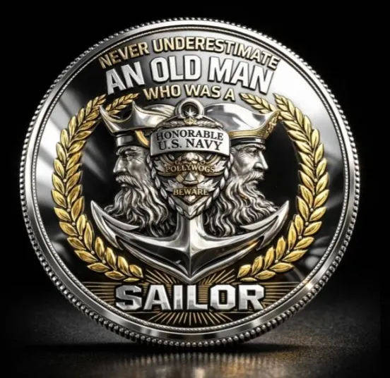 HonorLegacy – US Navy Shellback Heritage Cap & Coin Set