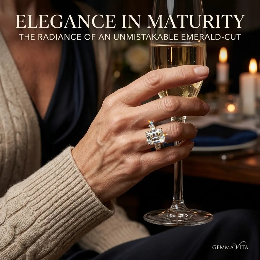 Lumière – Classic Emerald Cut Luxury Diamond Ring