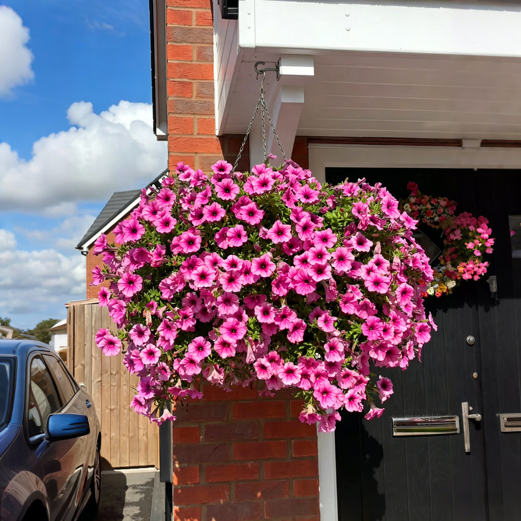 BloomGlow – UV-Resistant Artificial Petunia Bouquet