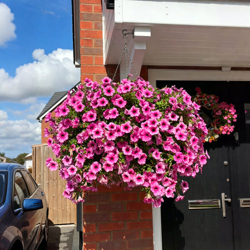 BloomGlow – UV-Resistant Artificial Petunia Bouquet