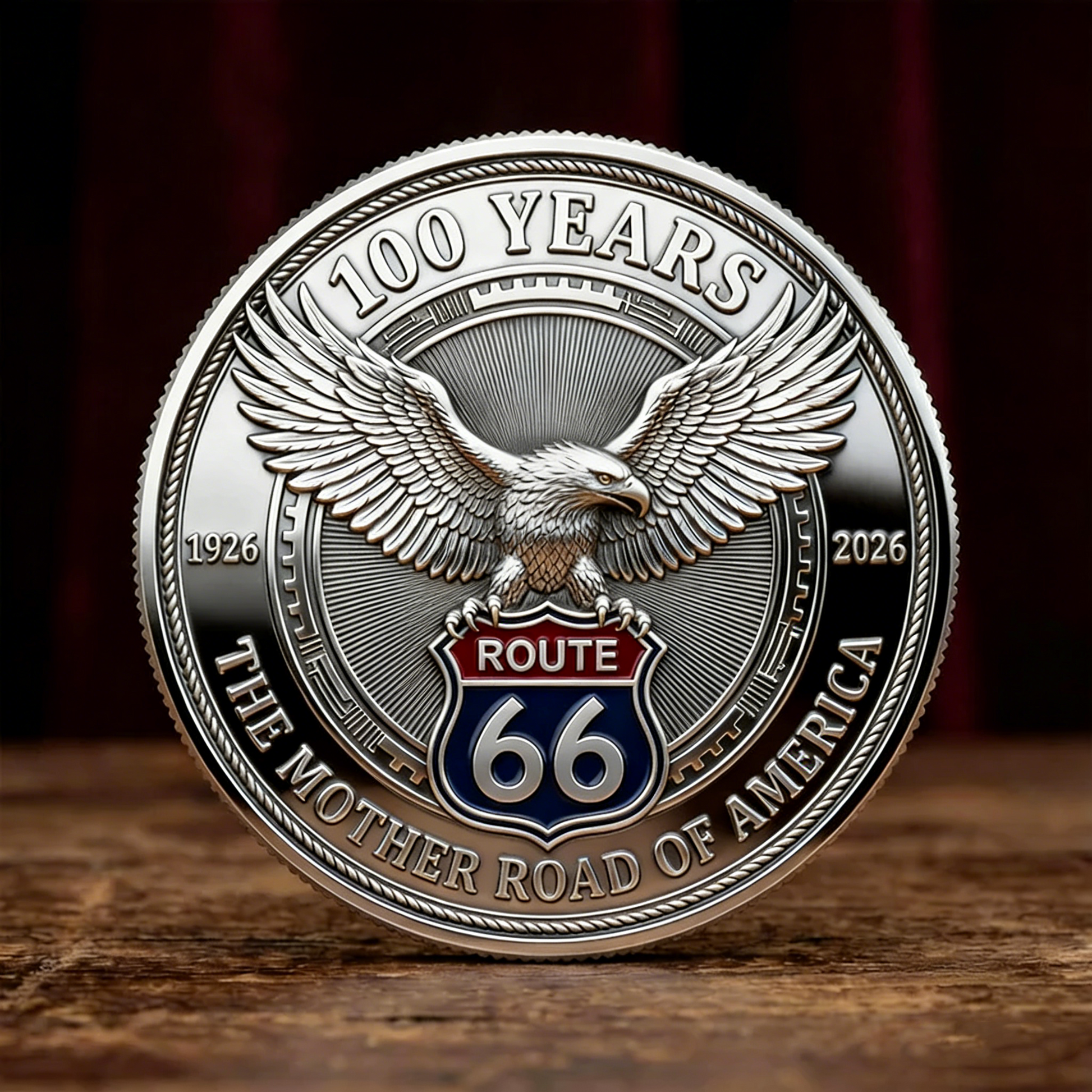HeritageMint – Route 66-100 Years of Freedom Commemorative Medallion