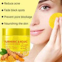 TurmeraGlow – Turmeric & Kojic Acid Cleansing Pads