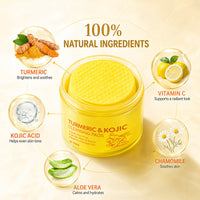 TurmeraGlow – Turmeric & Kojic Acid Cleansing Pads