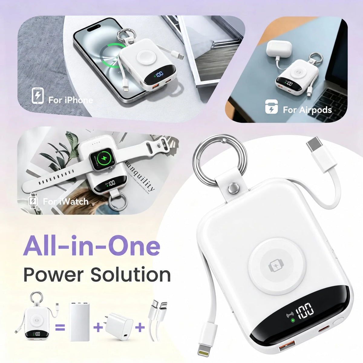 PowerLink – 10000mAh Keychain Charging Bank
