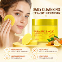 TurmeraGlow – Turmeric & Kojic Acid Cleansing Pads