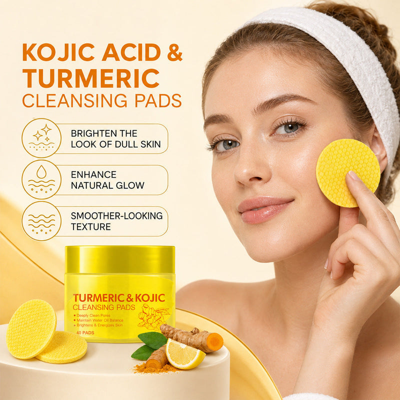 TurmeraGlow – Turmeric & Kojic Acid Cleansing Pads
