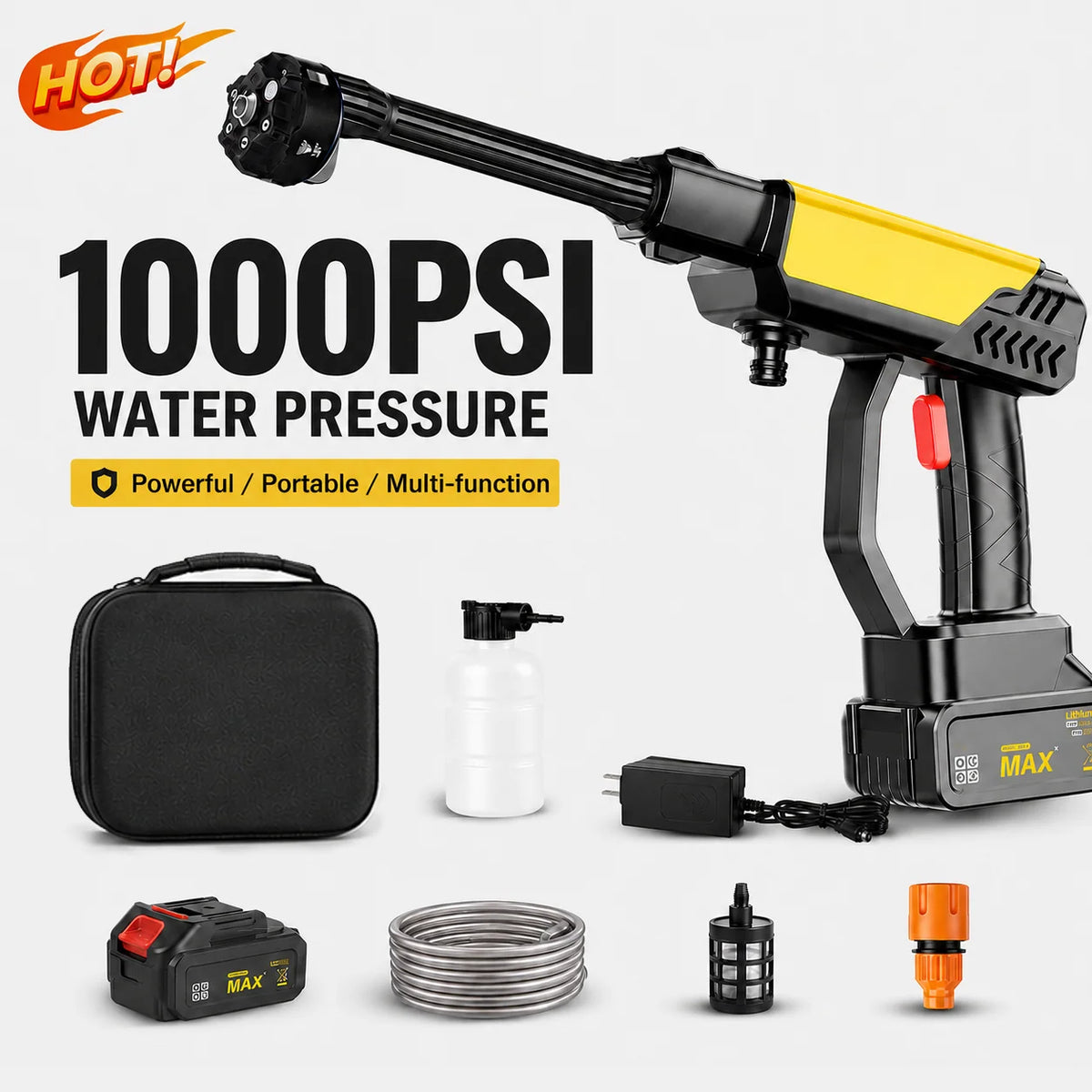 PowerVanta – Cordless 1000 PSI Pressure Washer