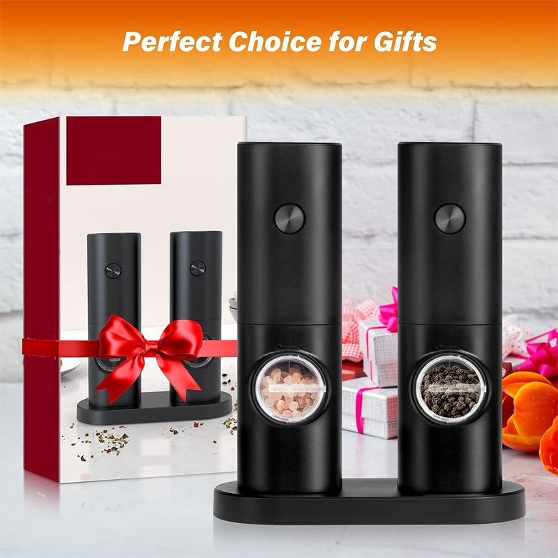 SpiceGlow – Electric Salt & Pepper Grinder Set