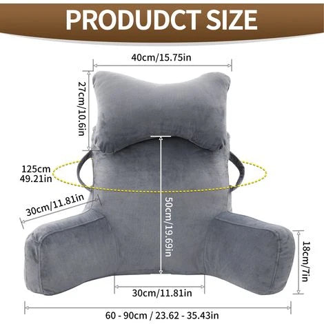 ComfortLuxe – Premium Reading & Relaxation Support Pillow