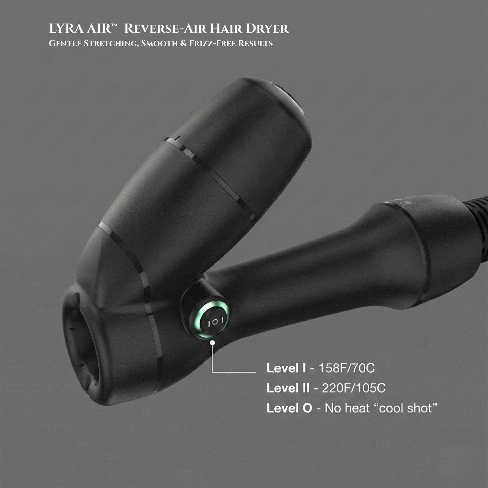 LYRA AIR™ Reverse-Air Smoothing & Straightening Dryer