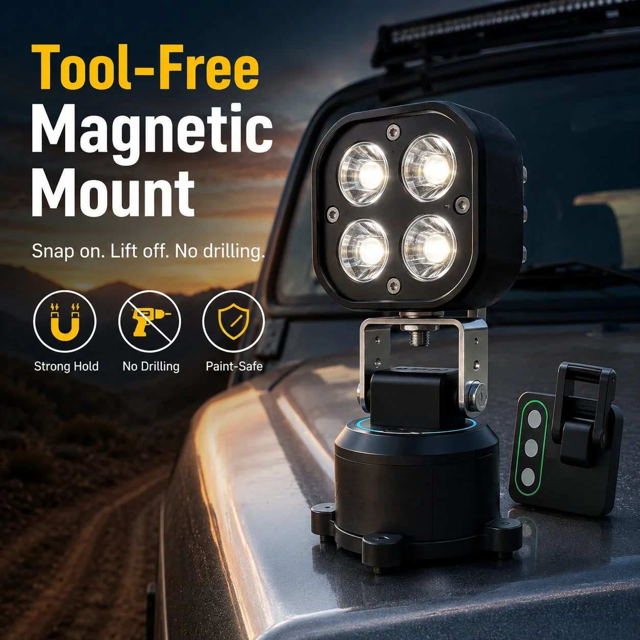 TrailGlow – Omni-Directional Magnetic LED Pod Light