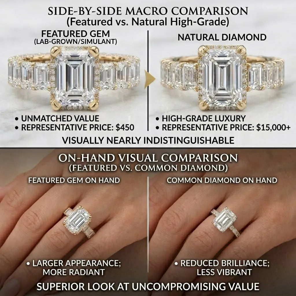 Lumière – Classic Emerald Cut Luxury Diamond Ring