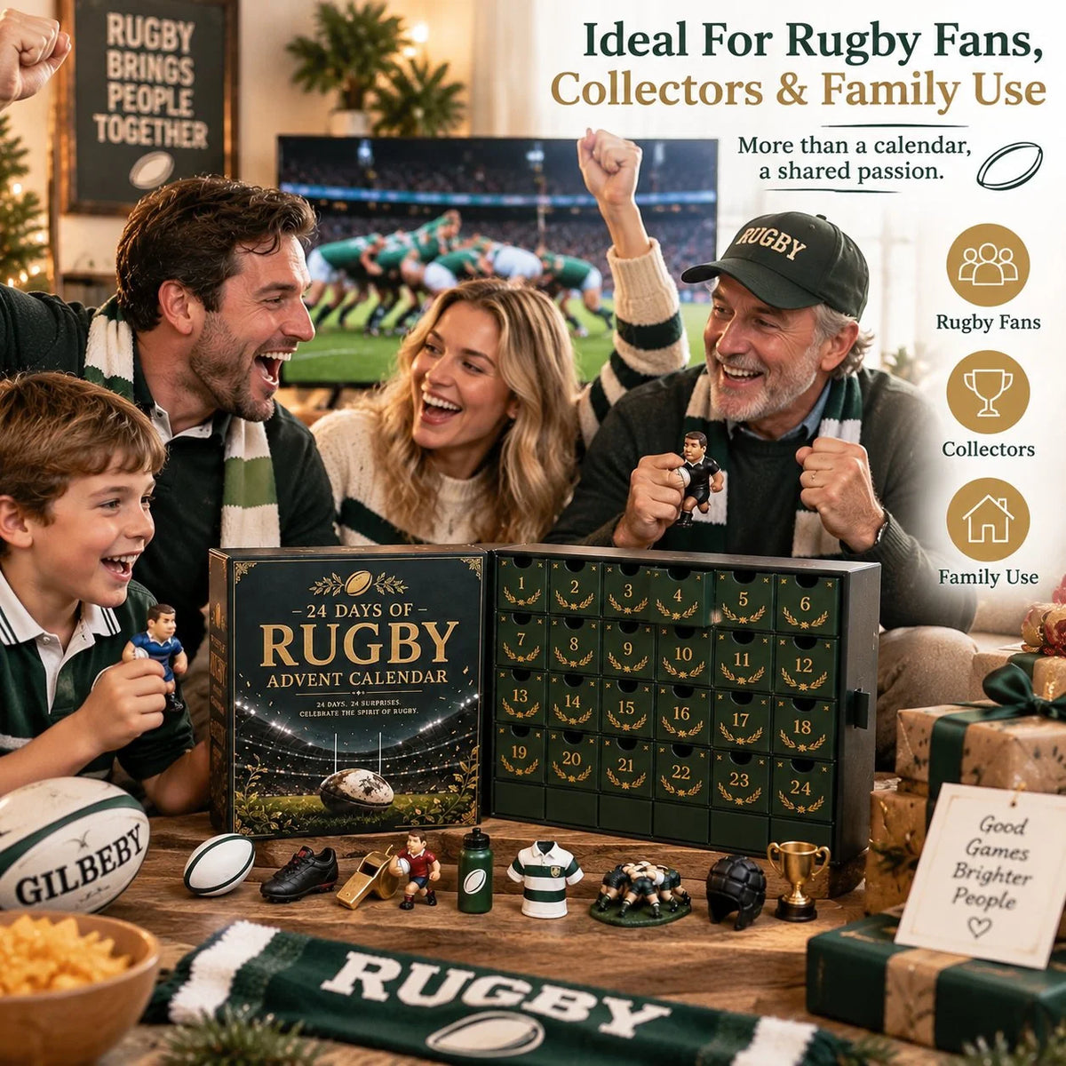 RugbyRush – 24-Day Rugby Charm Collection