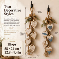 HeartHaven – Rustic Hanging Heart Wall Decor