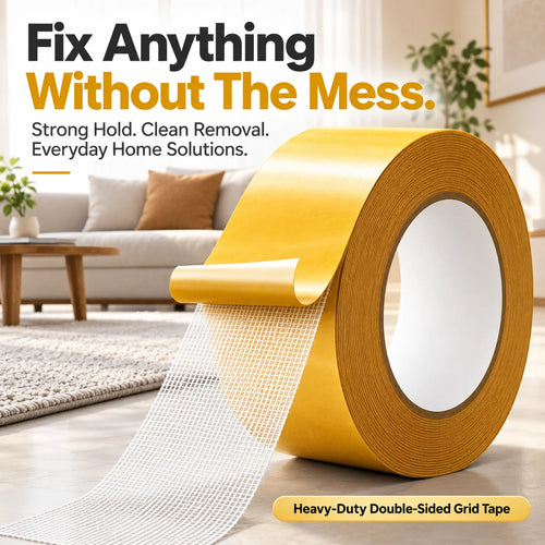 GripVanta – Heavy-Duty Double-Sided Grid Tape