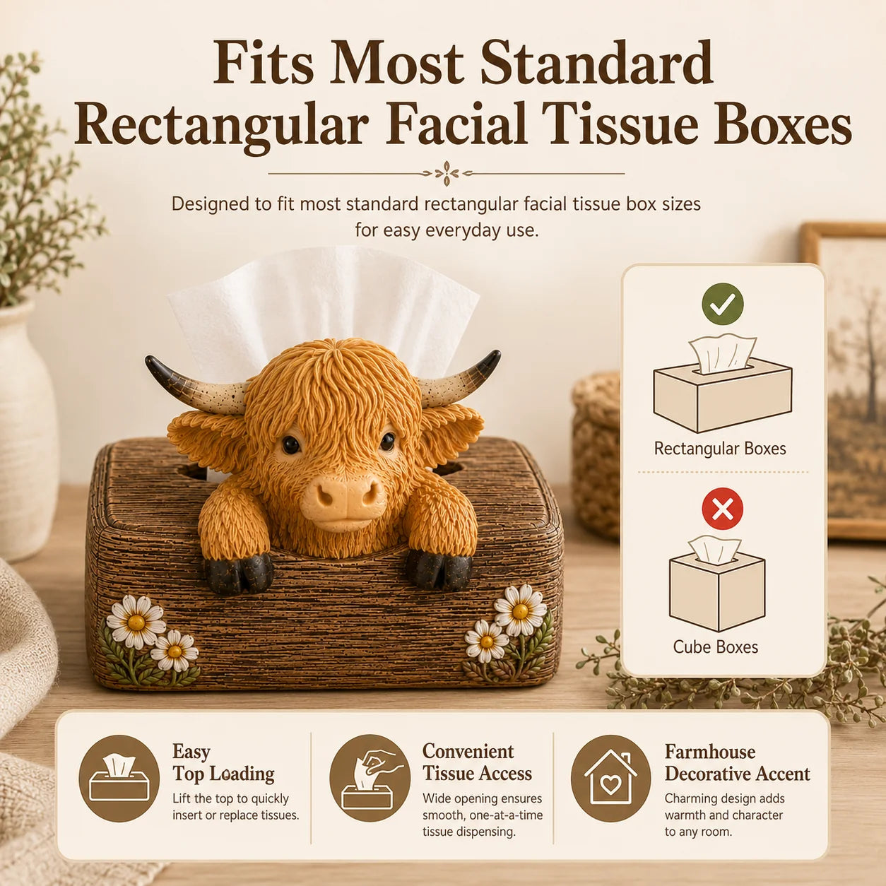 MooHaven – Cute Highland Cow Farmhouse Décor