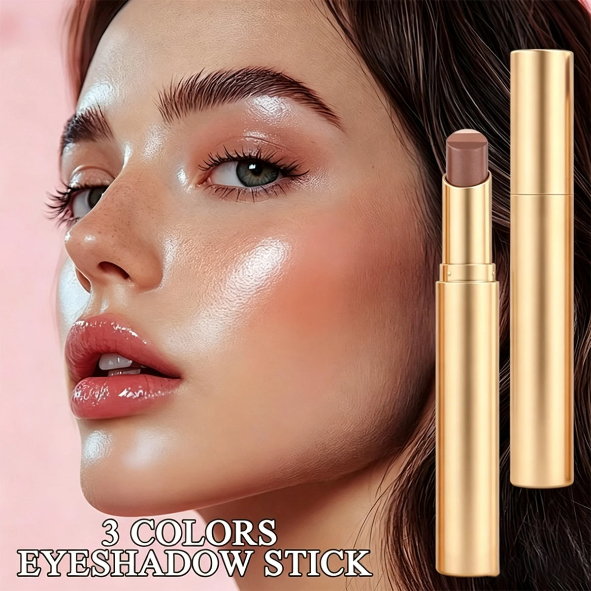 GlowMuse – 3-In-1 Waterproof Shimmer Eyeshadow Stick