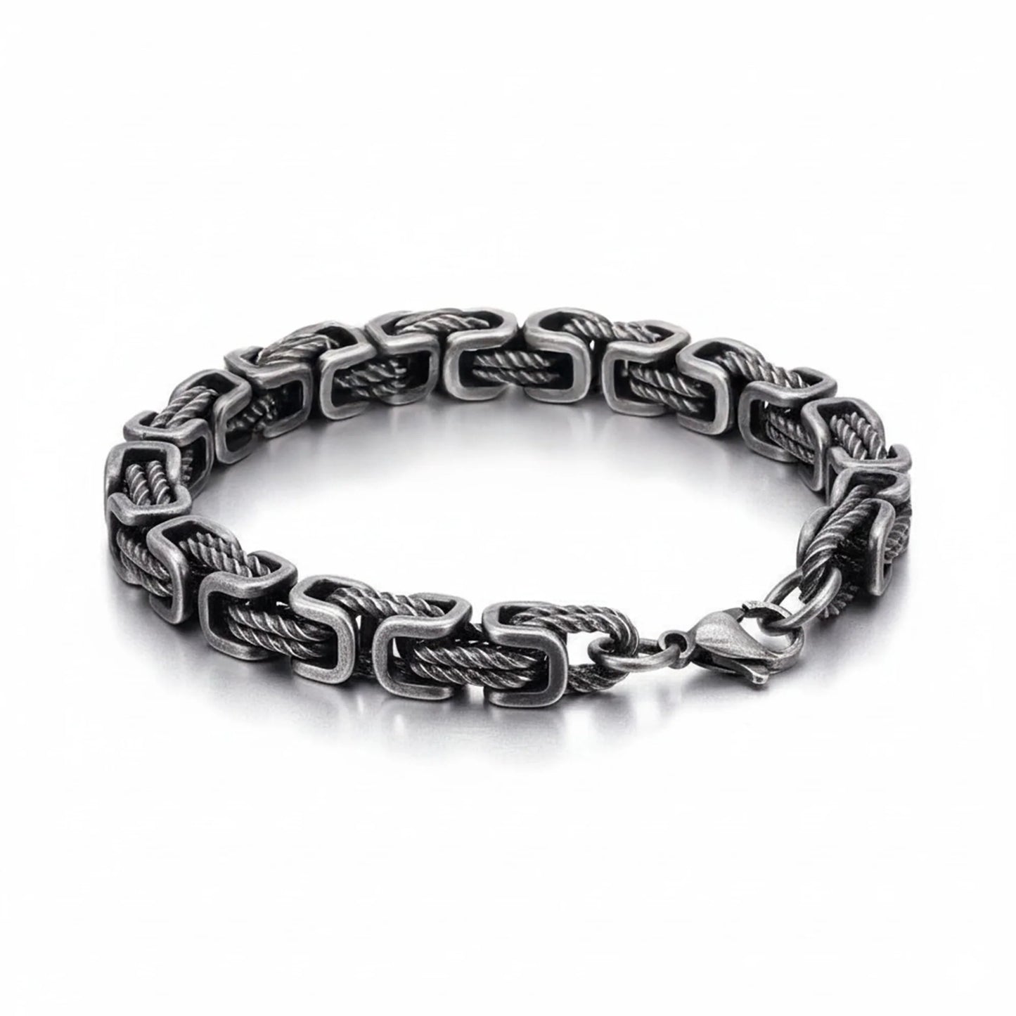 SteelForge – 316L Braided Stainless Steel Bracelet