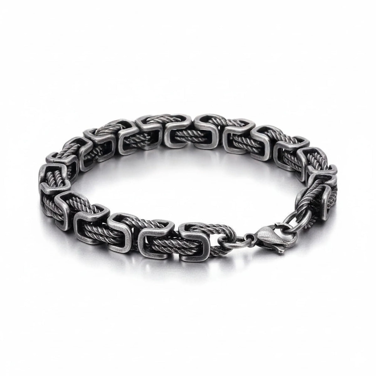 SteelForge – 316L Braided Stainless Steel Bracelet