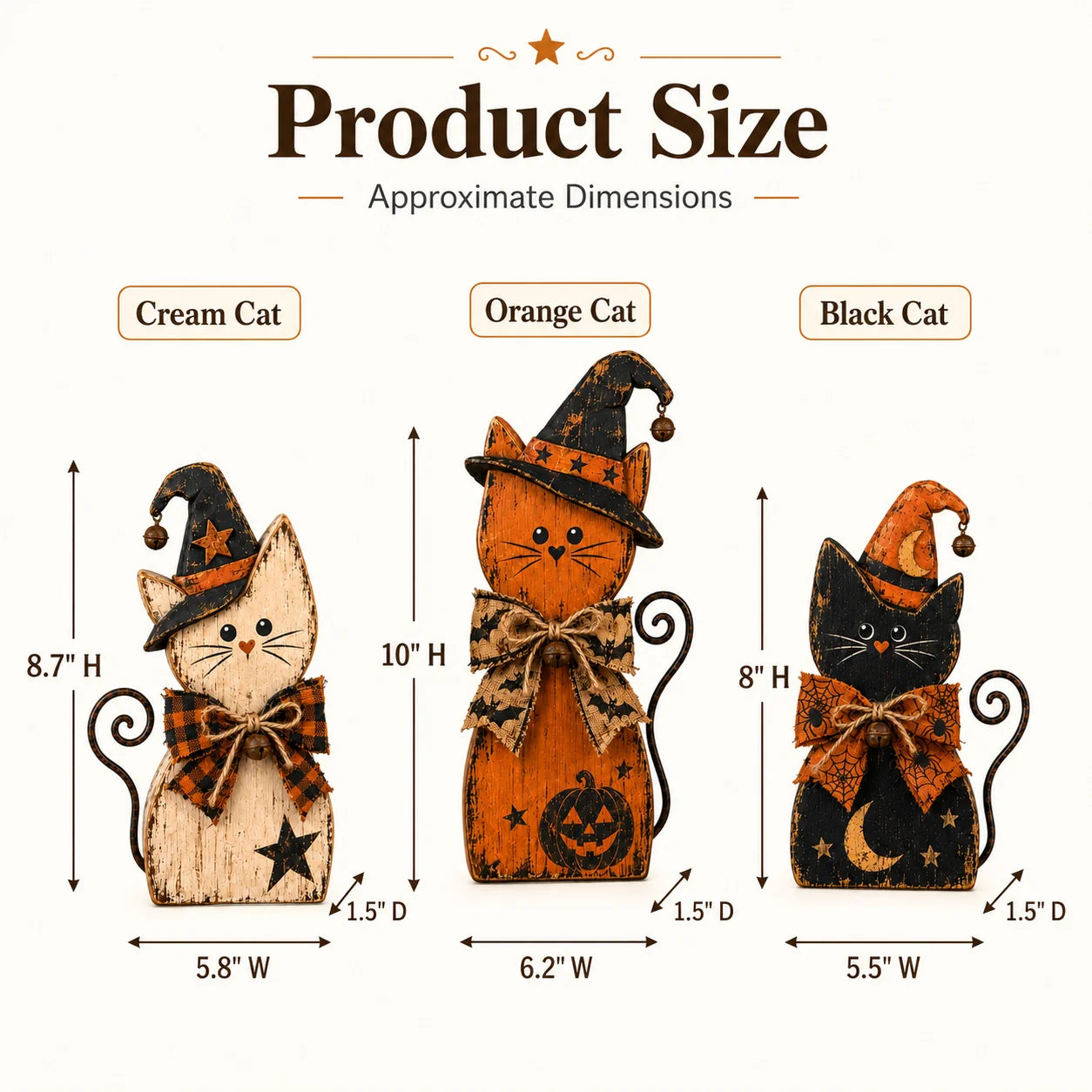 SpookyNest – Retro Halloween Tabletop Decor Collection