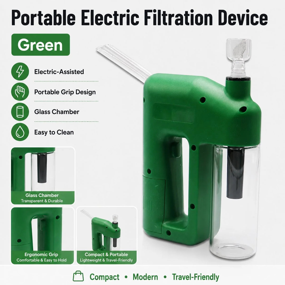 GlowVanta – Portable Handheld Electric Filtration Device