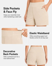 FlexEllea – High-Waisted Athletic Bermuda Shorts