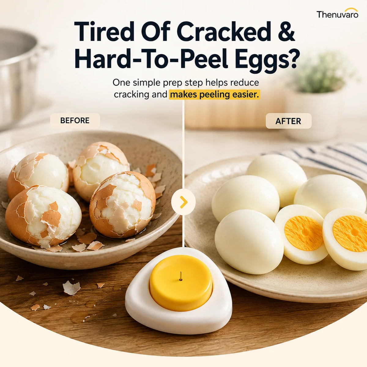 KitchenNest – Stainless Steel Egg Piercer