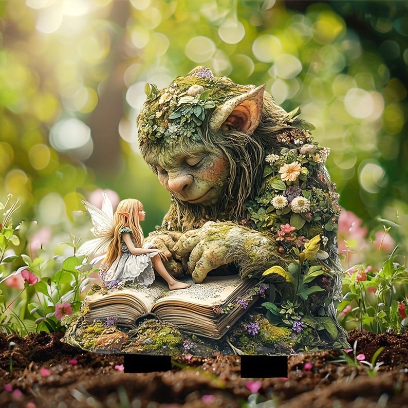 MysticBloom - Elegant Enchanted Garden Stakes