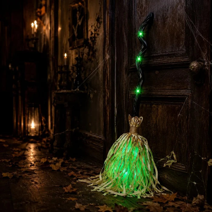 HauntedGlow – Motion Activated Halloween Broom Light