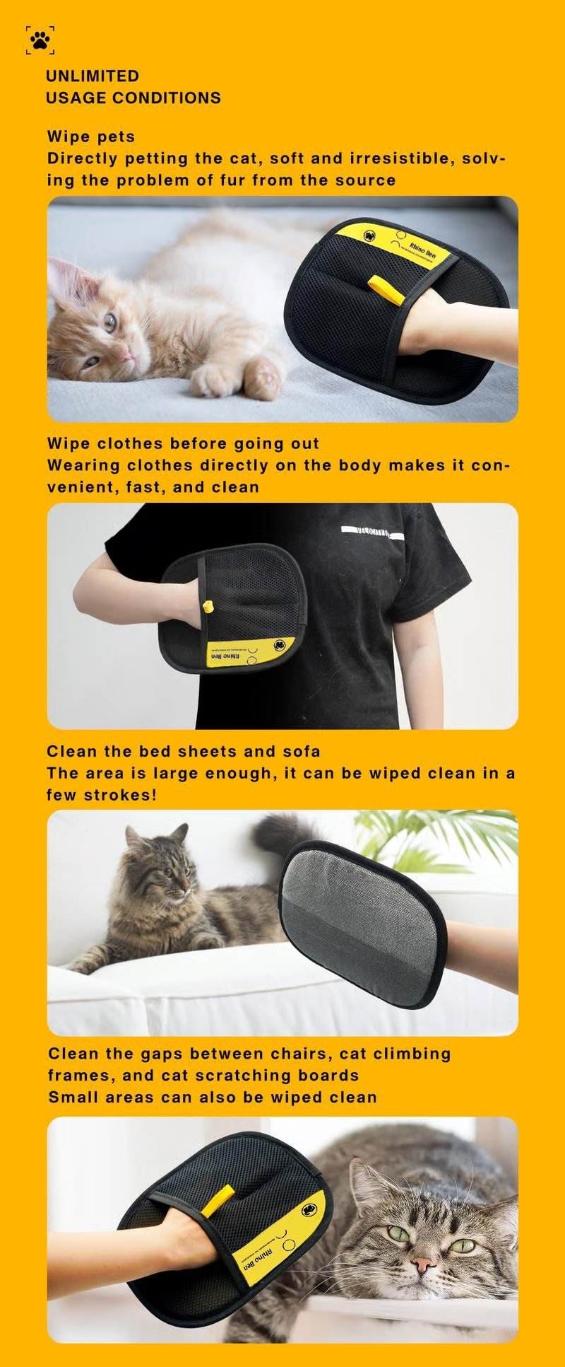 FluffBuster - Electrostatic Pet Hair Removal Tool