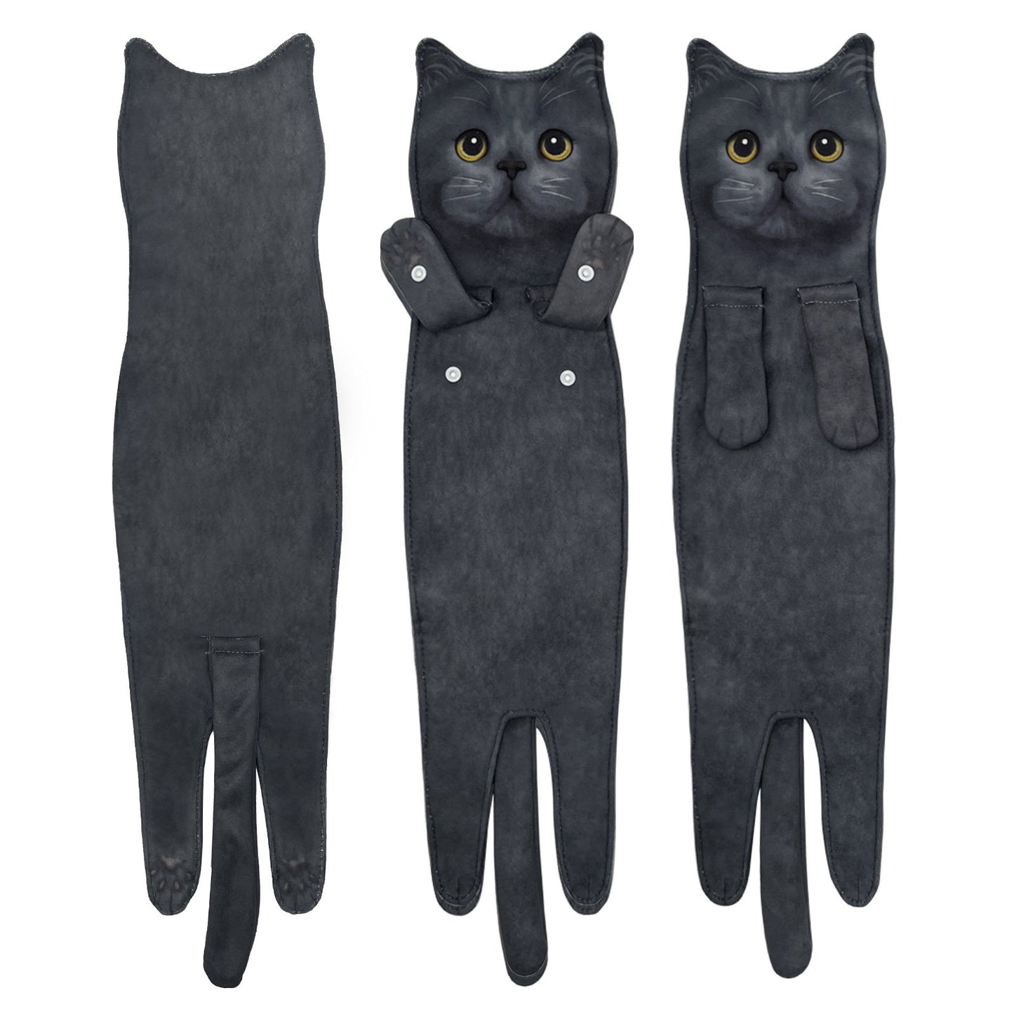 🎁 Funny Cat Hand Towels