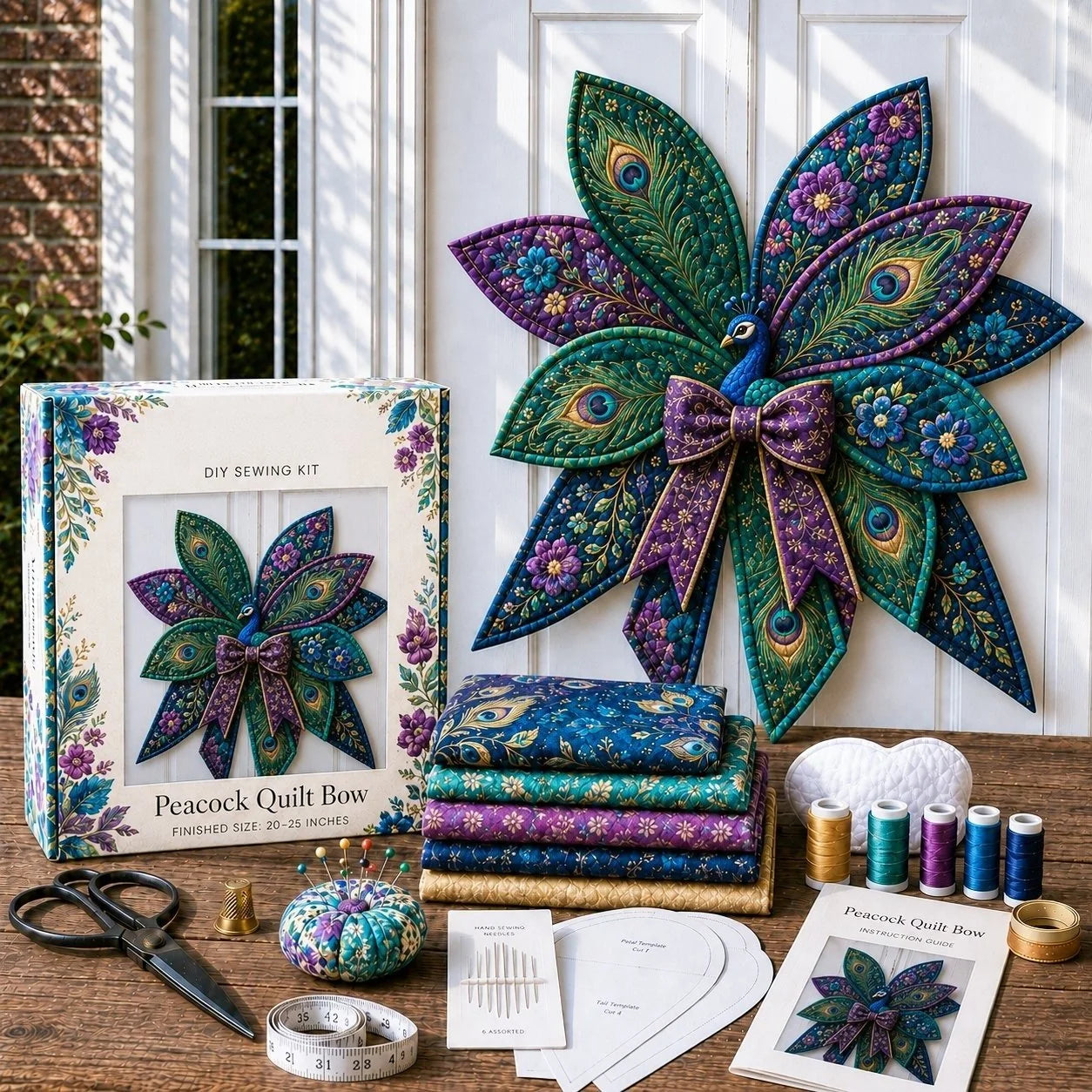 StitchCharm – Oversized 3D Quilted Bow Craft Kit