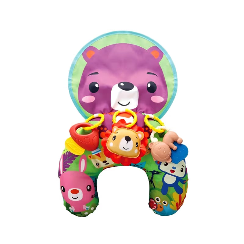 TummyBloom – Baby Tummy Time Play Mat & Pillow Set