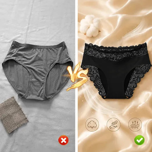 SilkenCharm – Delicate Lace Mid-Rise Panties