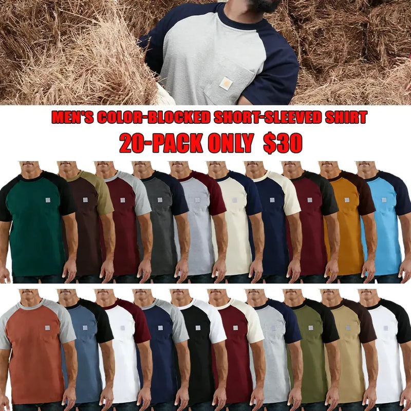 StyleFusion – Premium Color Block Casual Shirt