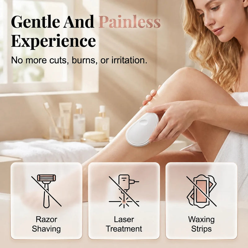 SilkErase – Palm-Fit Crystal Hair Removal Tool